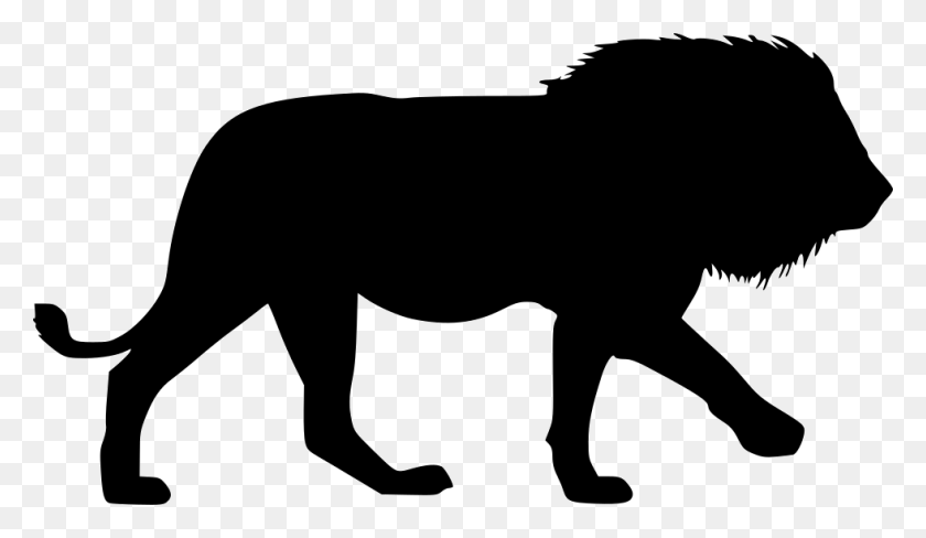 980x538 Lion Icon, Mammal, Animal HD PNG Download