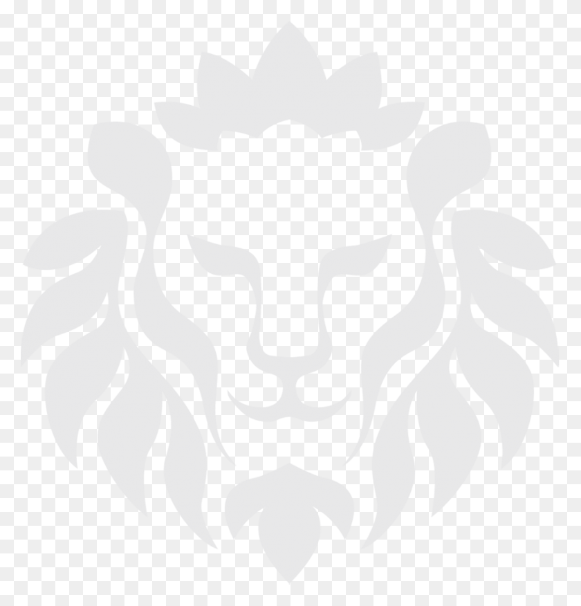 907x950 Lion Illustration, Text, White, Texture HD PNG Download