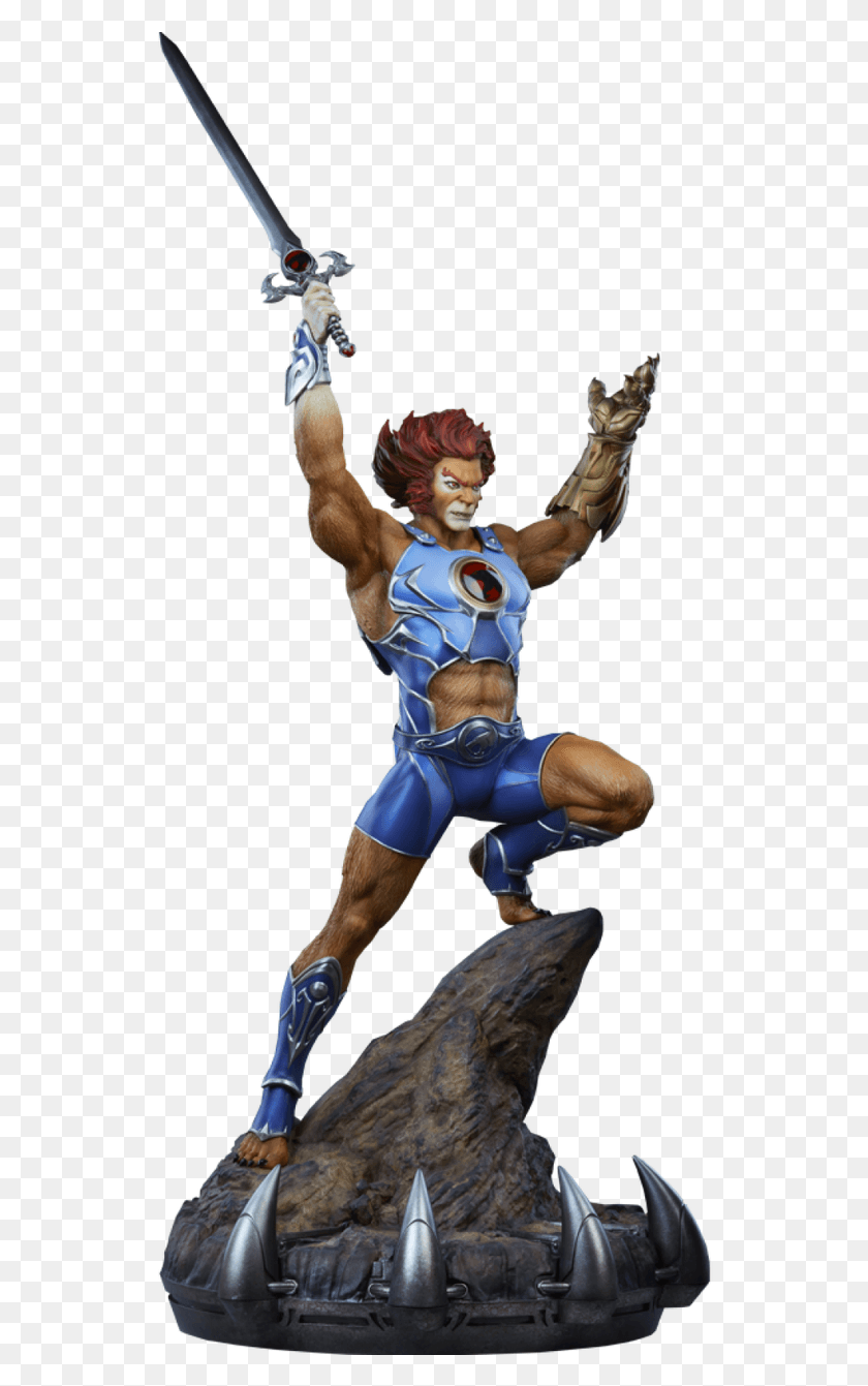 540x1281 Lion O Statue By Sideshow Collectibles Thundercats, Figurine, Persona, Humano Hd Png