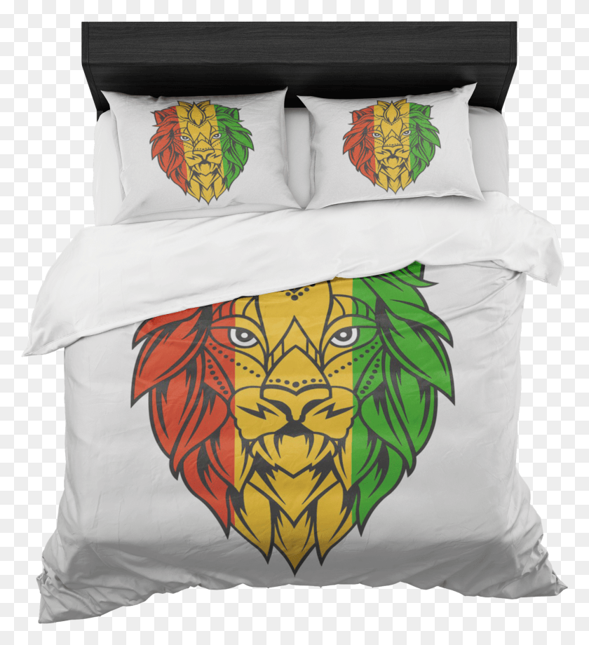 1758x1940 Lion Of Judah Bed In A Box Duvet Cover King Or Queen, Pillow, Cushion, Diaper HD PNG Download