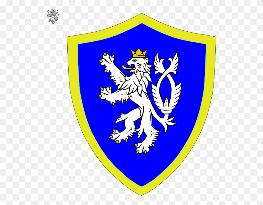 540x594 Descargar Png / León En Escudo Png