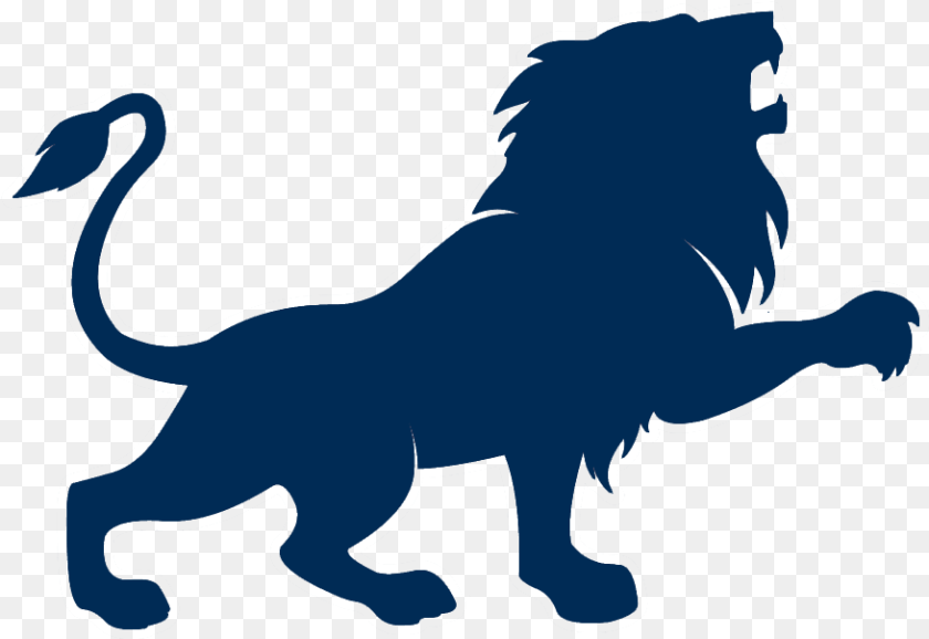 877x603 Lion Profile Silhouette Icon Lion, Animal, Mammal, Wildlife, Smoke Pipe Sticker PNG