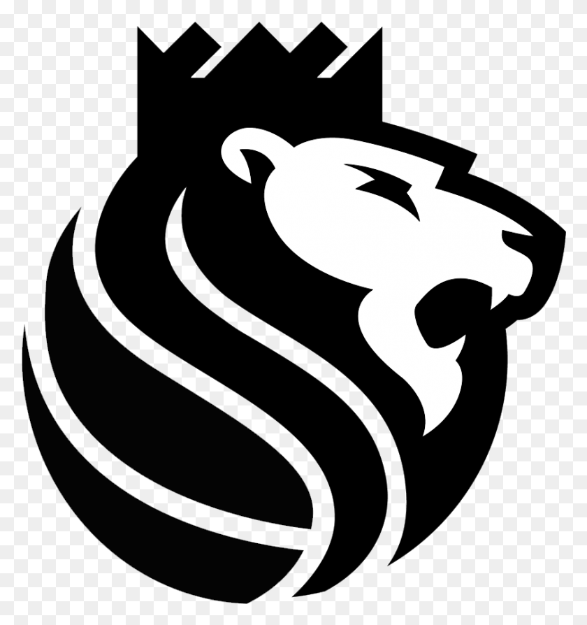 842x901 Lion Transparent Logo, Animal, Stencil, Bird HD PNG Download