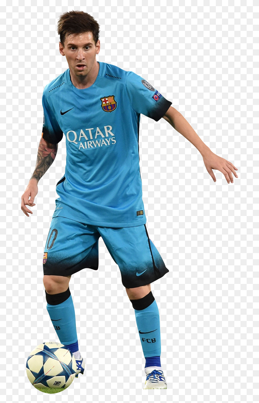 706x1246 Lionel Messi Render Player, Clothing, Person, Soccer Ball HD PNG Download