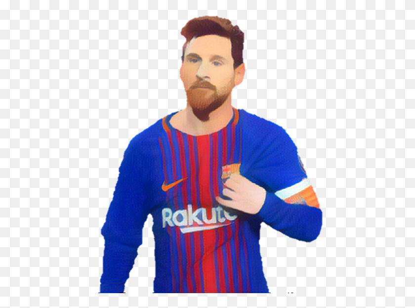 468x563 Lionelmessi Lio Messi Barca Figurine, Ropa, Ropa, Manga Hd Png