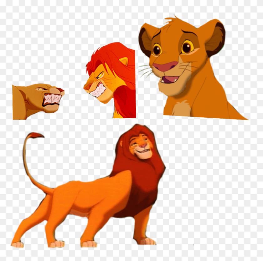 1025x1018 Lionking Simba Nala Cartoon, Человек, Человек, Млекопитающее Hd Png Скачать