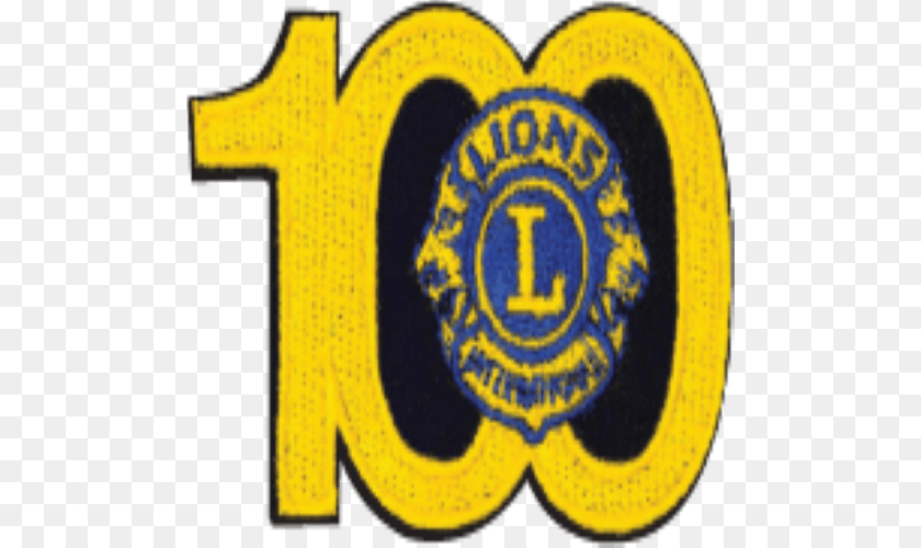 Lions 100 Years Patch Details Emblem, Badge, Logo, Symbol Transparent PNG