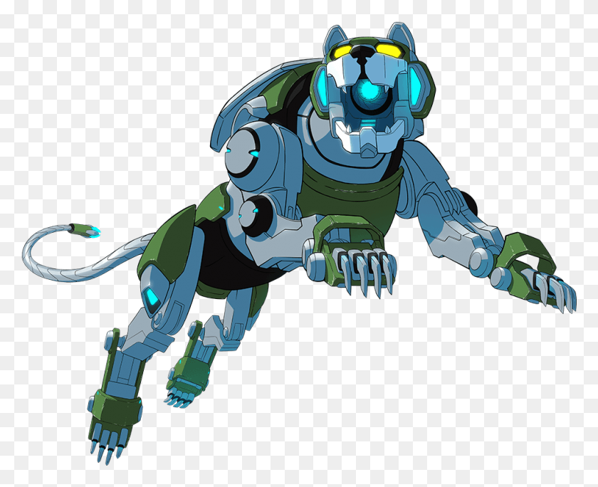 980x784 Leones Voltron Legendario Defensor León Verde, Juguete, Robot, Astronauta Hd Png