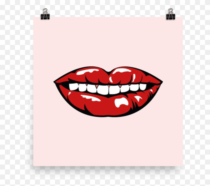 647x686 Lips Cartoon Colorful Art, Mouth, Lip, Teeth HD PNG Download