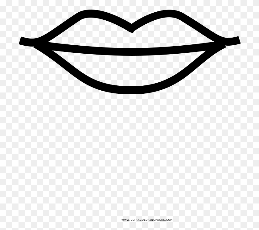 722x686 Lips Coloring, Gray, World Of Warcraft HD PNG Download