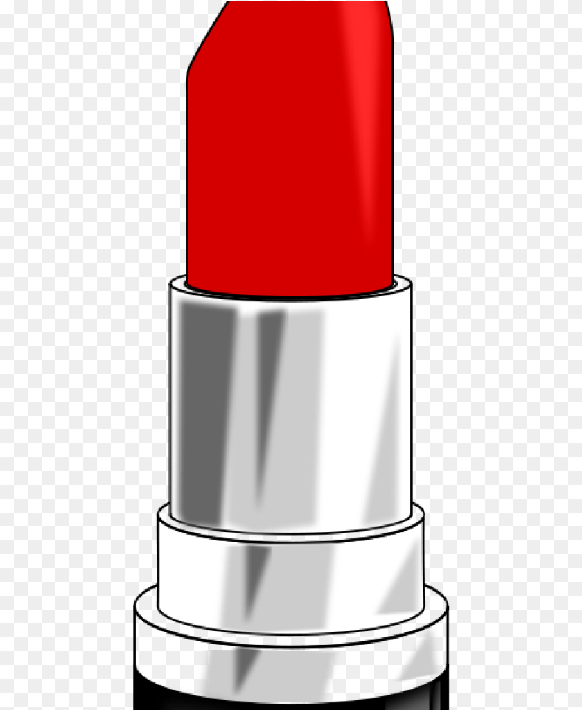 458x1025 Lipstick Clipart Clipart Lipstick Th3pr0ph3t Red Lipstick Clipart, Cosmetics, Bottle, Shaker Sticker PNG
