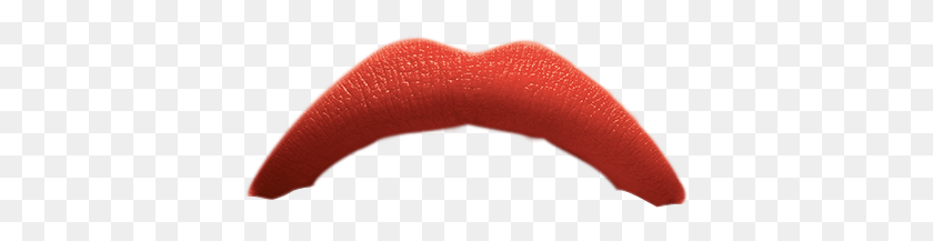 401x157 Lipstick Stain Transparent Top Lip, Mouth, Tongue HD PNG Download