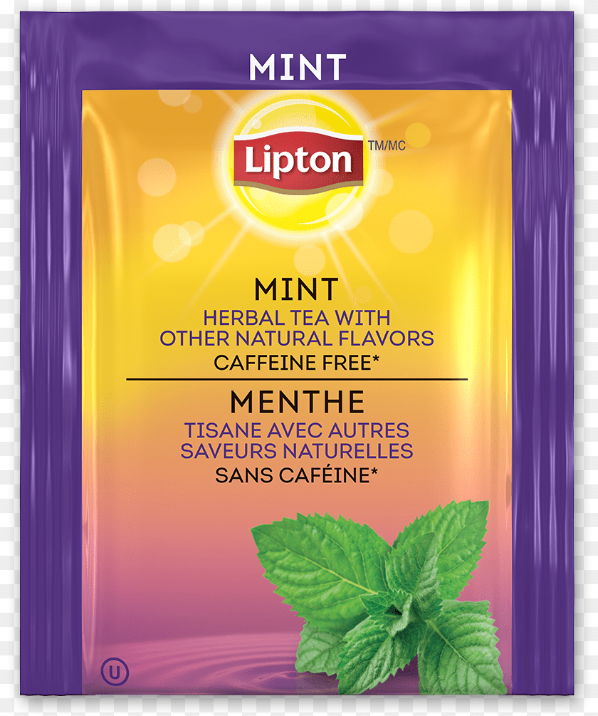 823x1005 Lipton Mint Herbal Tea 28 Count Lipton Lemon Herbal Tea Pack Of, Herbs, Plant, Advertisement Clipart PNG