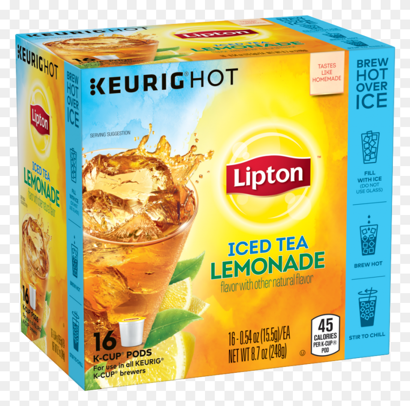 906x896 Lipton Tea K Cups, Beverage, Drink, Juice HD PNG Download