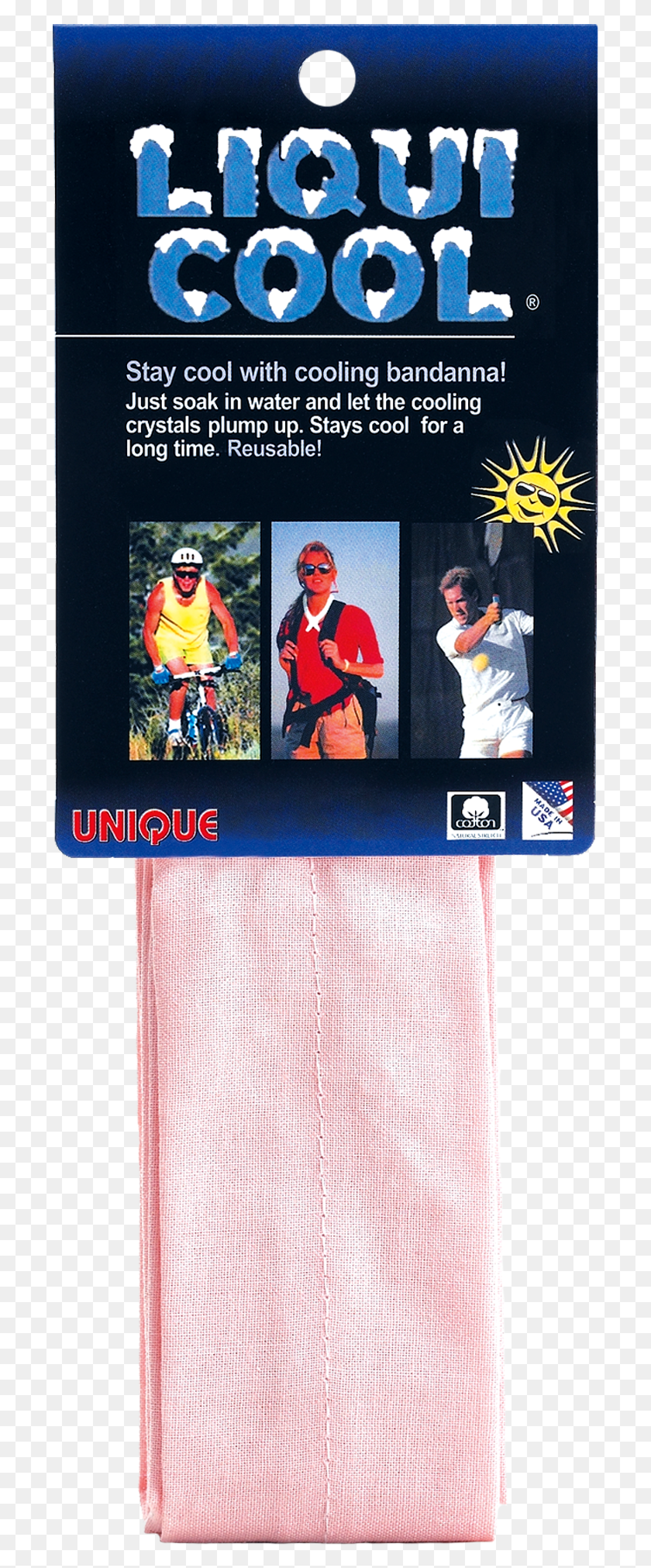 705x1963 Liquicool Cooling Bandanna Pink Kerchief, Person, Human, Sport HD PNG Download