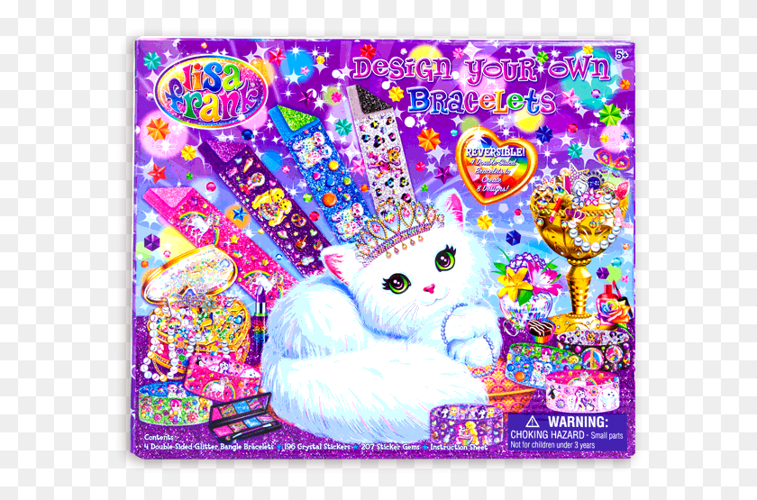 586x495 Lisa Frank Design Your Own Bracelet Creative Arts, Sweets, Food, Confectionery HD PNG Download