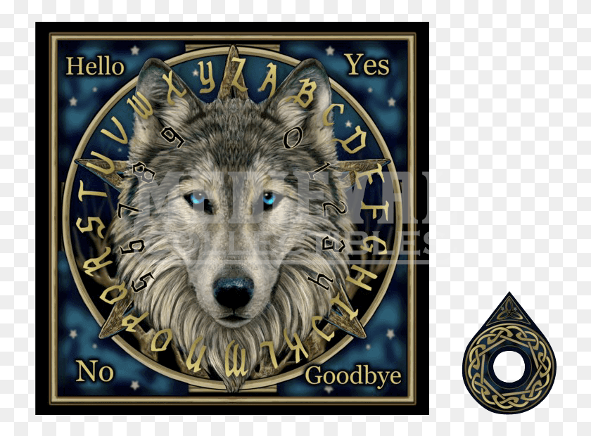 742x560 Lisa Parker Wolf Spirit Ouija Board Wolf Ouija Board, Mammal, Animal, Tiger HD PNG Download