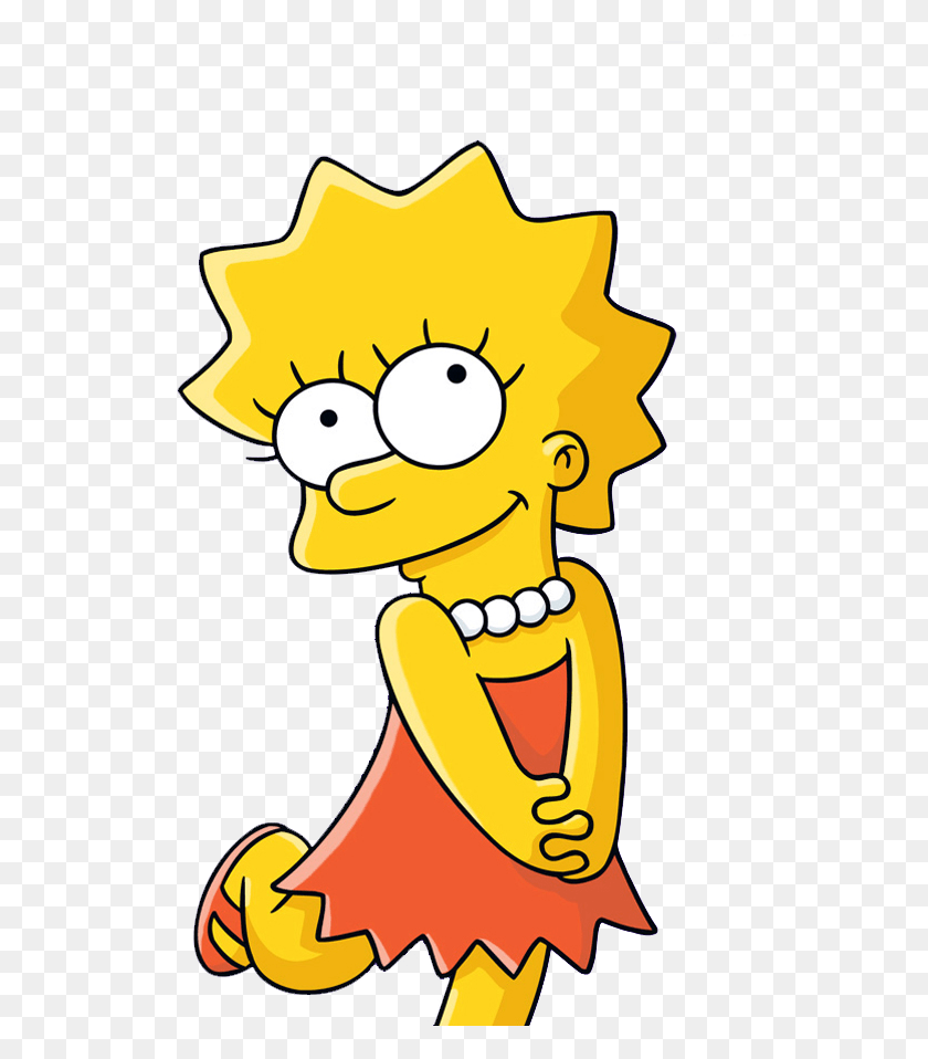 521x898 Lisa Simpson, Texto, Cara, La Luz Hd Png