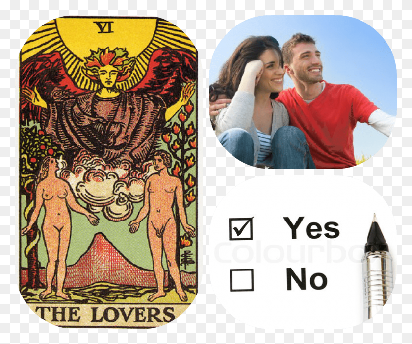 1196x985 List Of Yes No Tarot Card Meanings For Love Amp Romance Tarot Card Twin Pregnancy, Person, Human, Face HD PNG Download