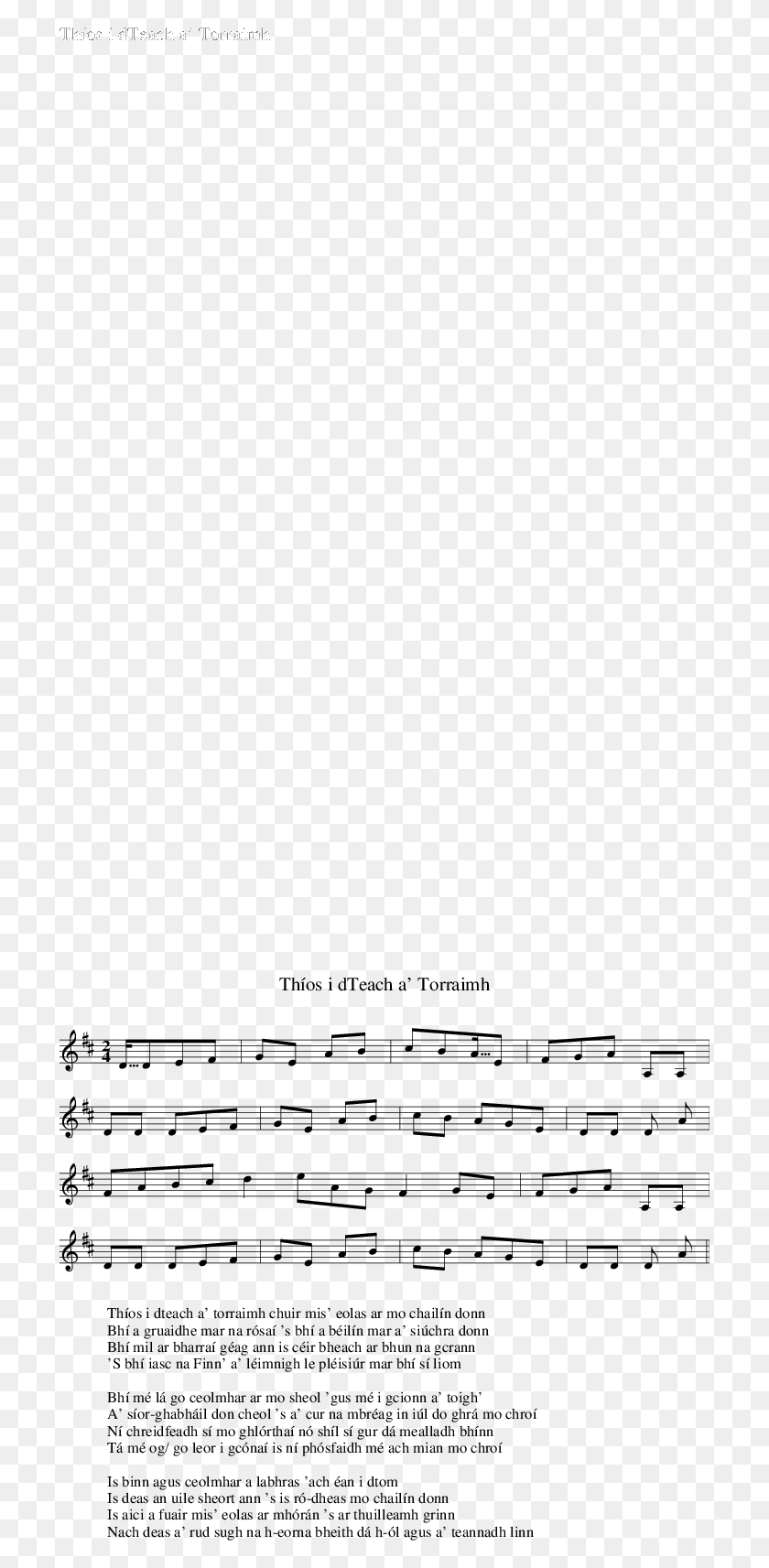 710x1653 Listen To Thios I Dteach A39 Torraimh Sheet Music, Text, White Board, Musical Instrument HD PNG Download