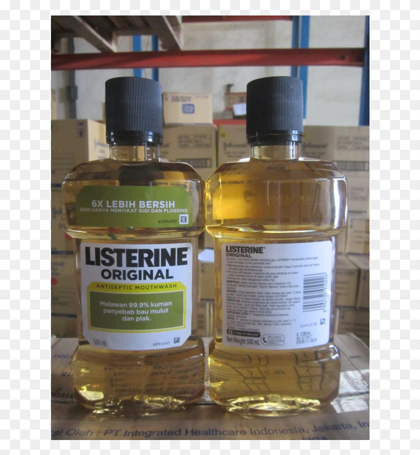 638x851 Listerine Mouthwash Glass Bottle, Liquor, Alcohol, Beverage HD PNG Download