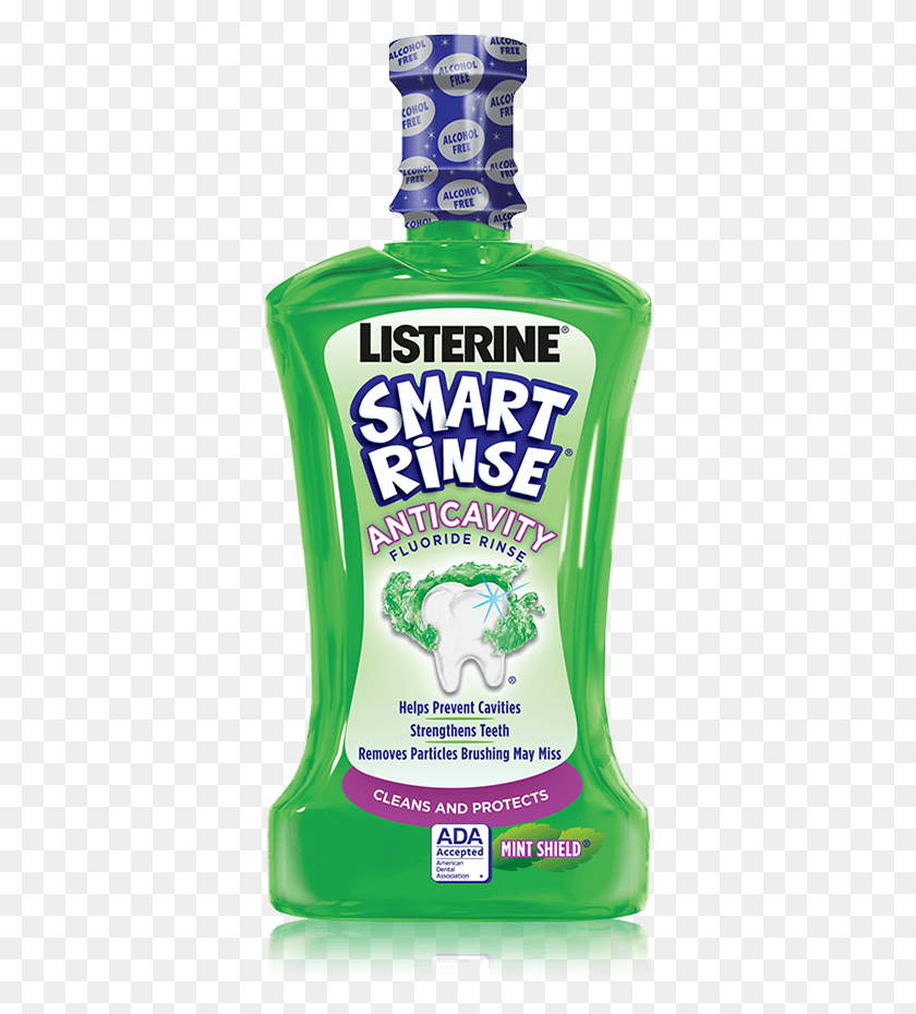 357x870 Listerine Smart Rinse Anticavity Fluoride Rinse Listerine Smart Rinse, Bottle, Shampoo, Cosmetics HD PNG Download