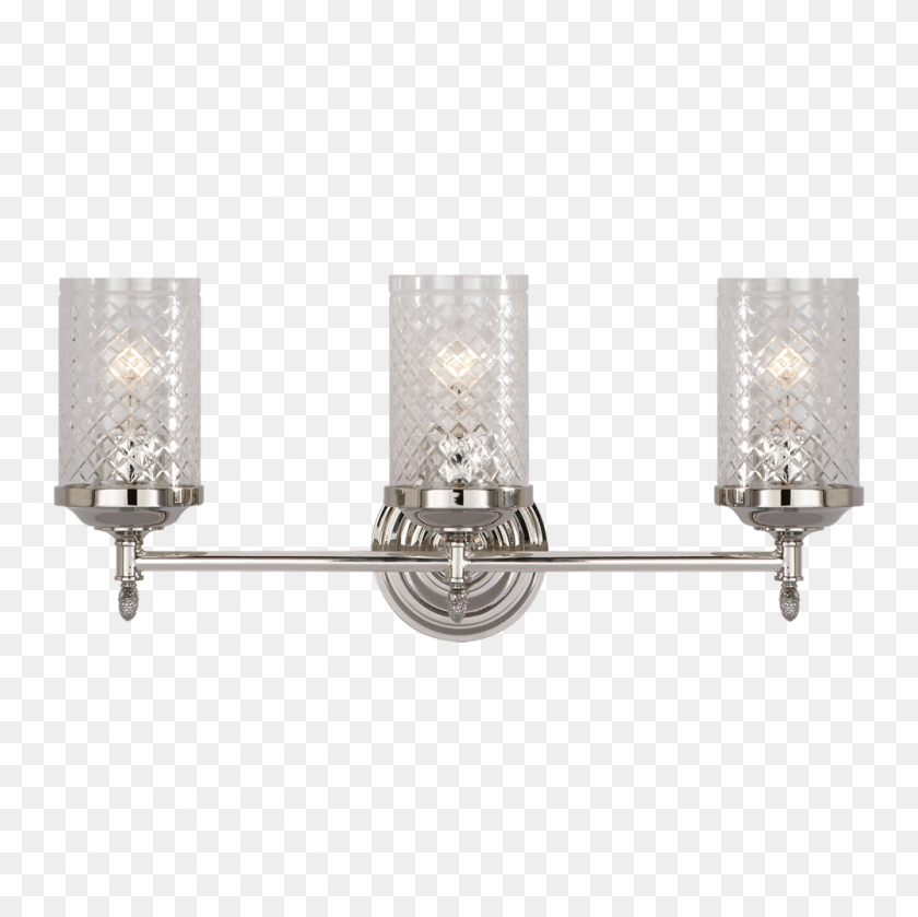 1000x1000 Lita Triple Sconce In Polished Nickel With Cryst Visual Comfort, Lamp, Light Fixture, Ceiling Light HD PNG Download