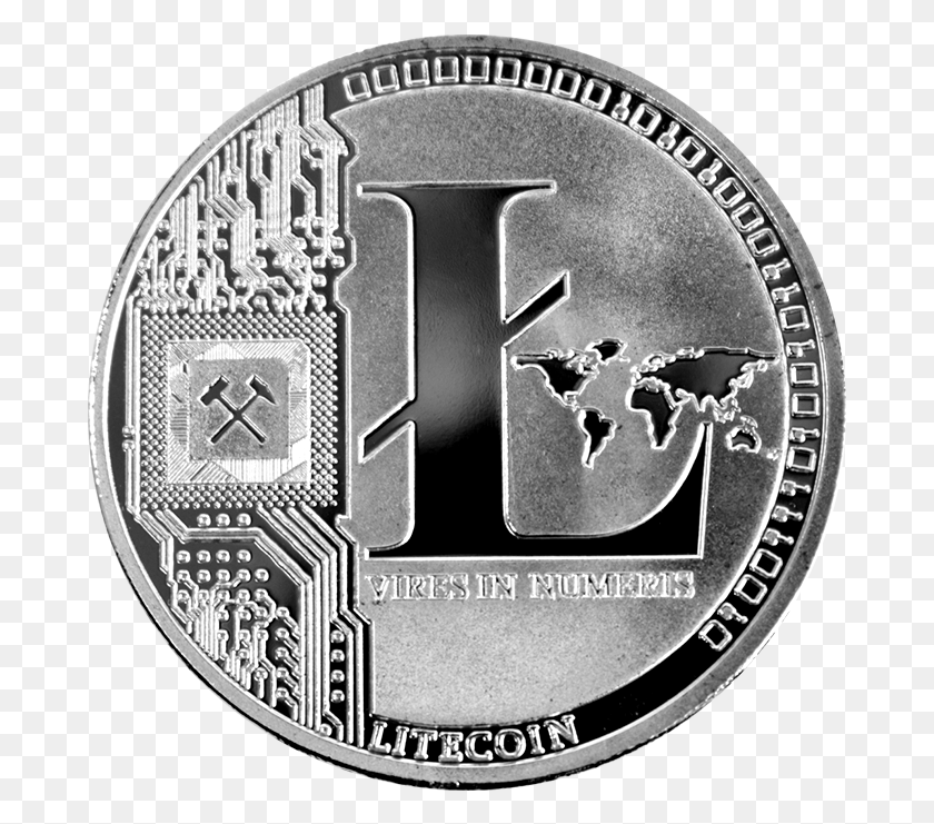 683x681 Litecoin Collector Coin Silver Emblem, Nickel, Money, Clock Tower HD PNG Download