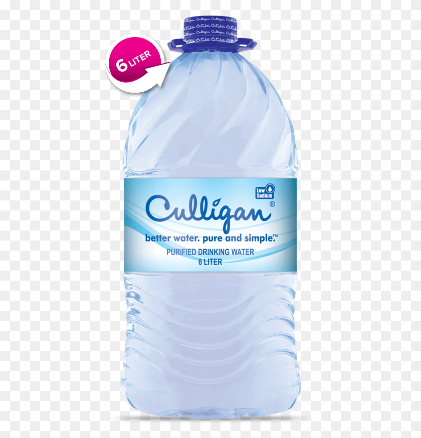 428x814 Liters Bottle Culligan Water, Mineral Water, Beverage, Water Bottle HD PNG Download