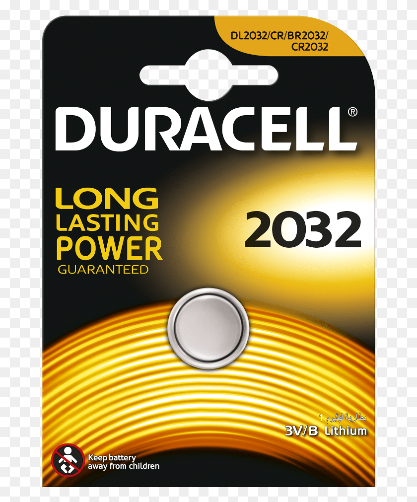 672x951 Lithium Coin 2032 Batteries Duracell Button Cell, Number, Symbol, Text HD PNG Download