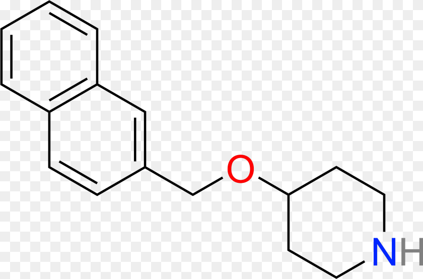 2442x1612 Litoxetine 2d Skeletal Litoxetine PNG