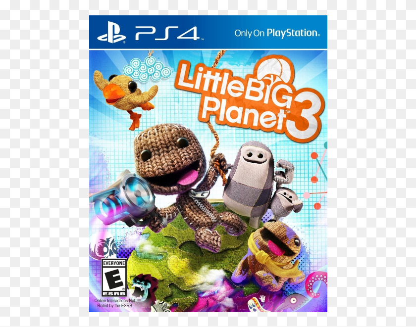 482x601 Little Big Planet 3 Ps4 Cover, Advertisement, Poster, Animal HD PNG Download