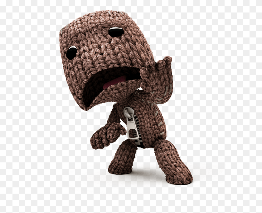 611x622 Little Big Planet Scared Little Big Planet Sackboy Scared, Toy, Plush, Figurine HD PNG Download