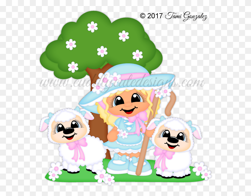 587x595 Little Bo Peep Dollies Cartoon, Graphics, Clothing HD PNG Download