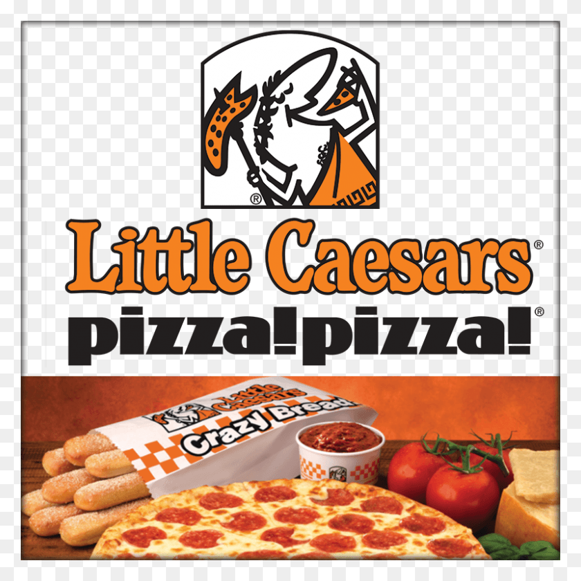 800x800 Little Caesars Pizza Little Caesars Pizza Transparent Logo, Food, Plant, Text HD PNG Download
