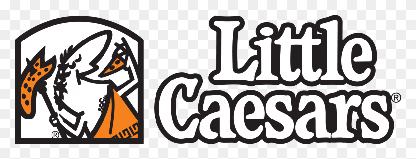 2445x823 Descargar Png Little Caesars Wikipedia, Little Caesars Logo 2016, Etiqueta, Texto, Símbolo Hd Png