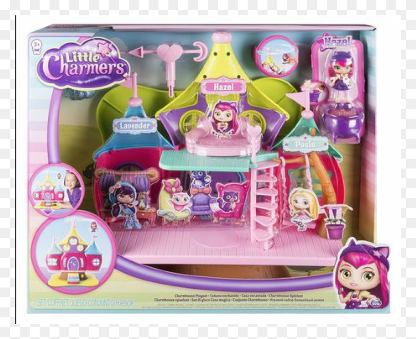 1001x801 Descargar Png / Little Charmers House Playset Png
