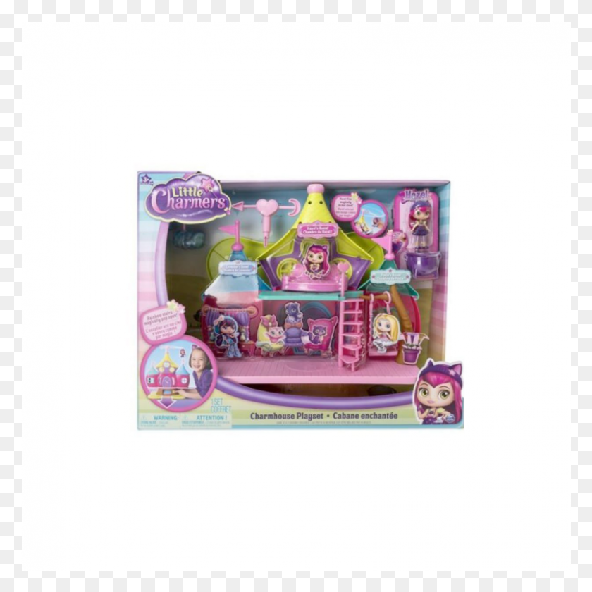 801x801 Little Charmers Playset Little Charmers Charmhouse Playset, Figurine, Toy, Doll HD PNG Download