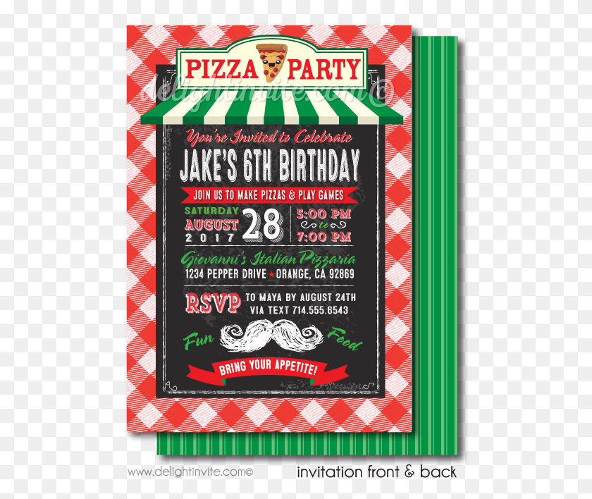 491x648 Little Chef Pizza Party Invitations Little Chefs Pizza Invitation, Advertisement, Poster, Flyer HD PNG Download