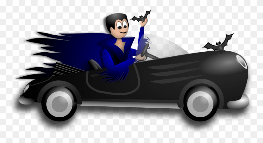 1183x603 Little Dracula Driver Clipart By Merlin 2525 Dracula Auto, Coche, Vehículo, Transporte Hd Png