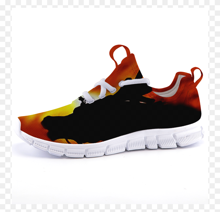 750x750 Little Goku And Shenron Lightweight Fashion Sneakers Sneakers, Clothing, Apparel, Shoe HD PNG Download