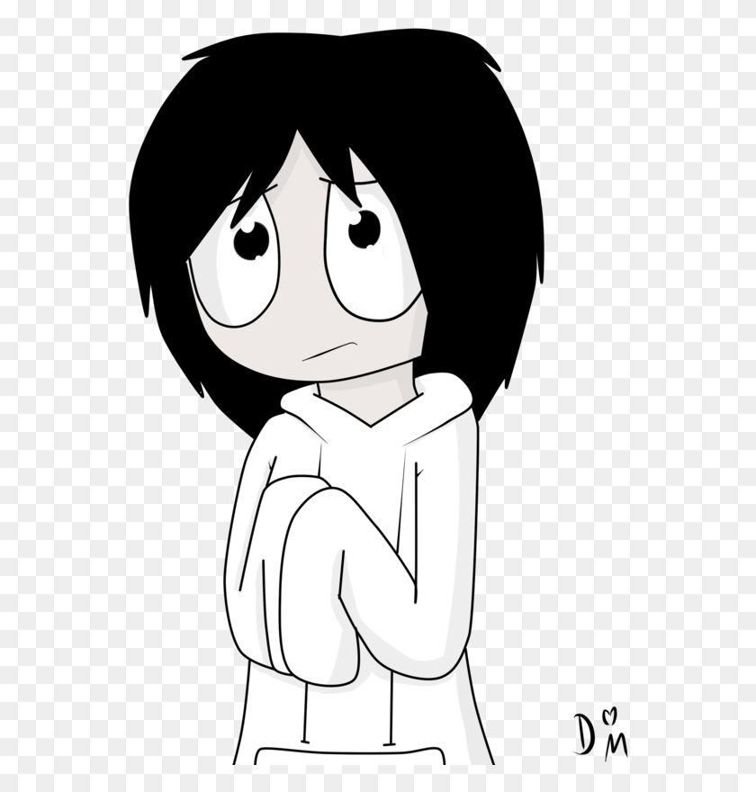 558x820 Little Jeff Puppy Eyes By Ask Teh Easy Jeff The Killer Drawings, Snowman, Winter, Snow HD PNG Download