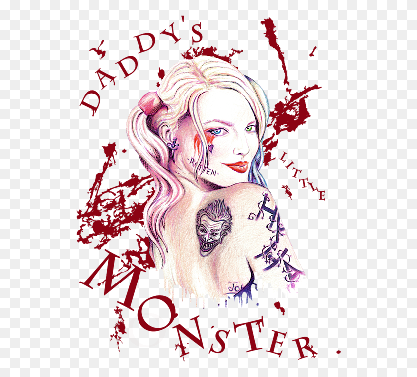 534x698 Little Monster By John Prehart Daddys Lil Monster Art, Person, Human HD PNG Download