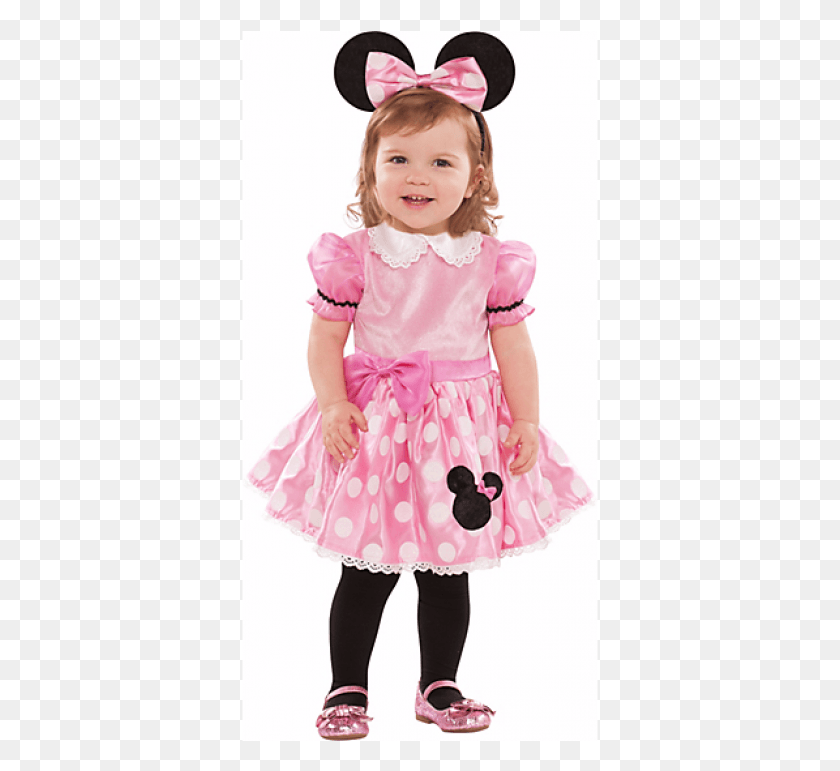 357x711 Disfraz De Minnie Mouse Rosa, Disfraz De Minnie Mouse, Vestido, Ropa, Vestimenta Hd Png