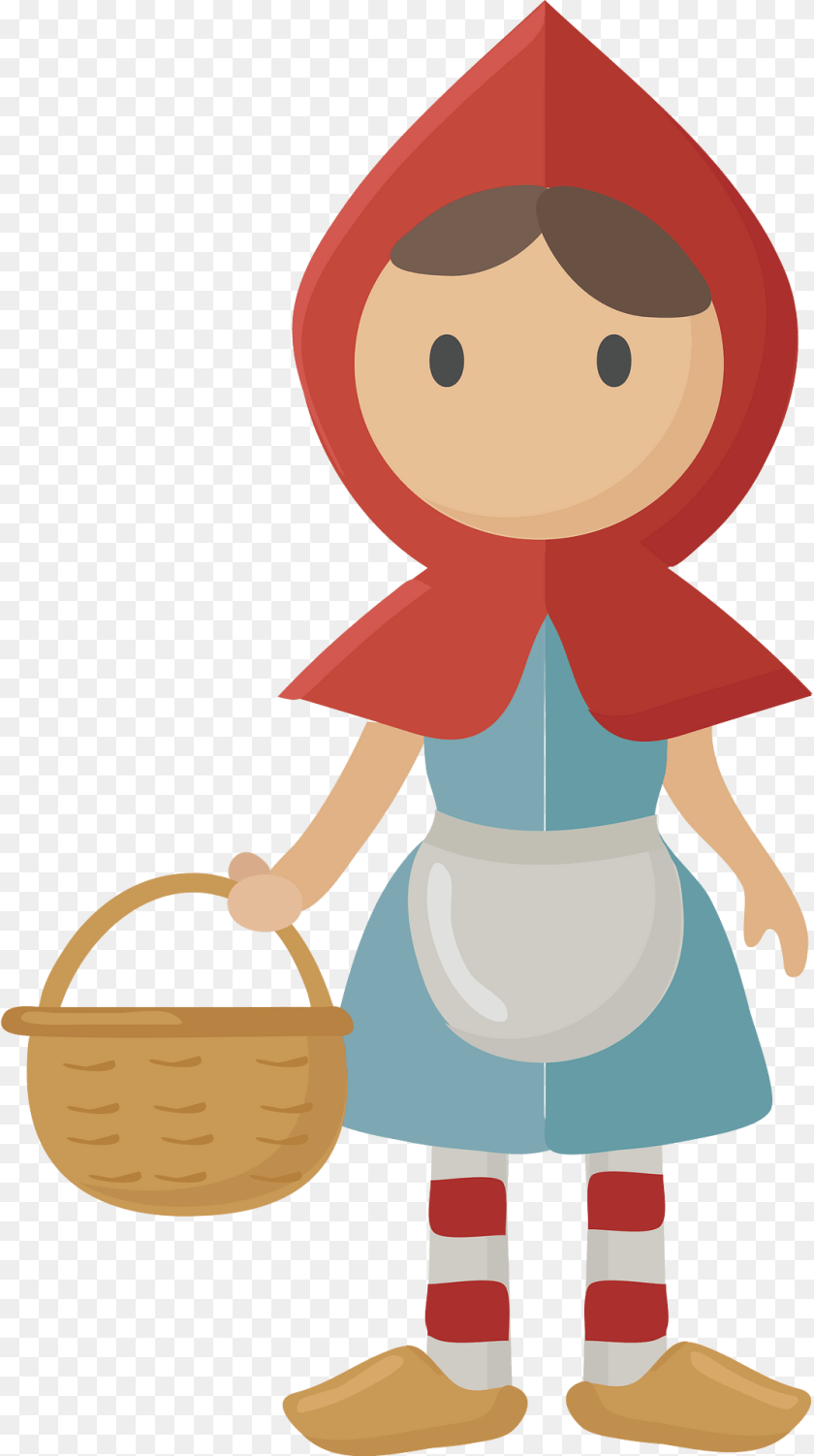 1074x1920 Little Red Riding Hood Person, Clothing, Basket Clipart PNG