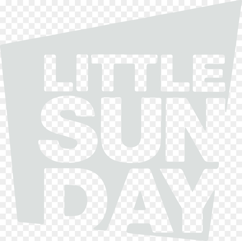 Little Sunday Poster, Text, Stencil PNG