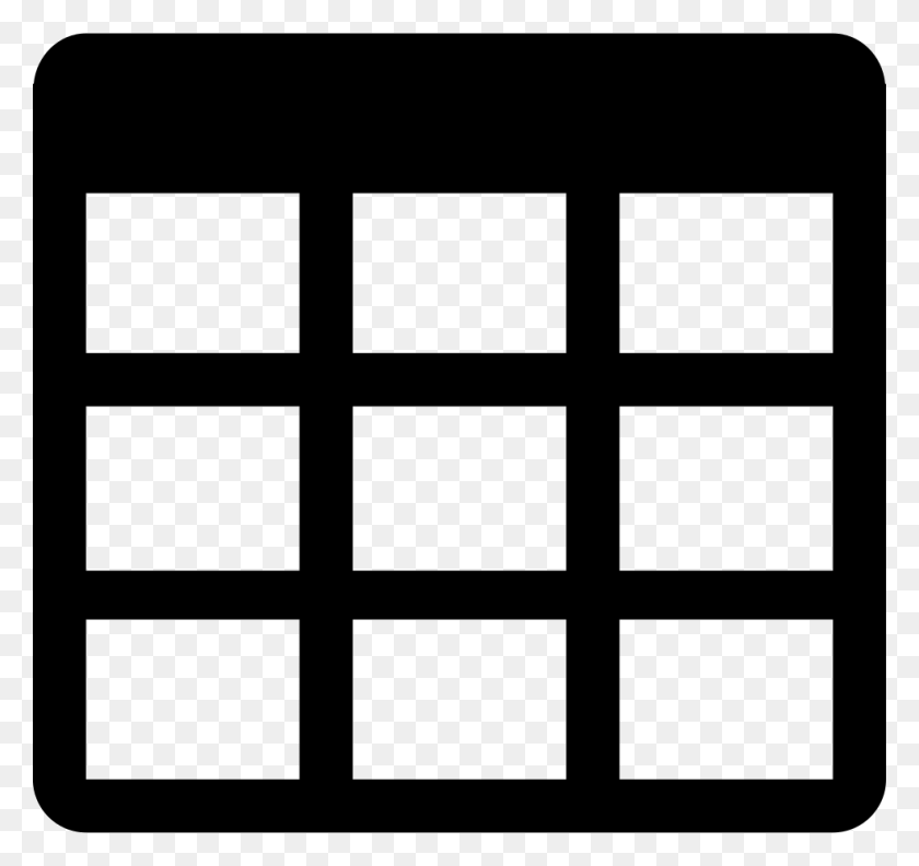 980x920 Little Table Grid Comments Table Grid Icon, Rug, Lighting, Window HD PNG Download
