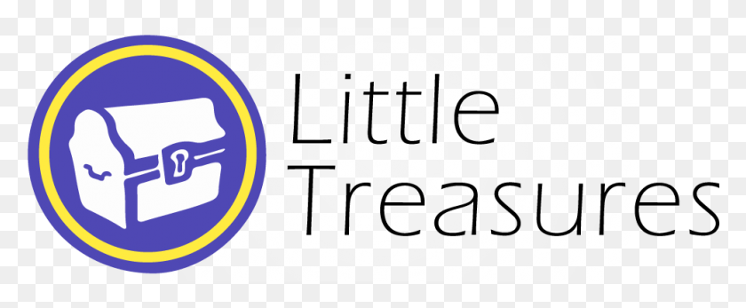 980x361 Little Treasures Domestic Cleaning Logo Circle, Texto, Símbolo, Marca Registrada Hd Png