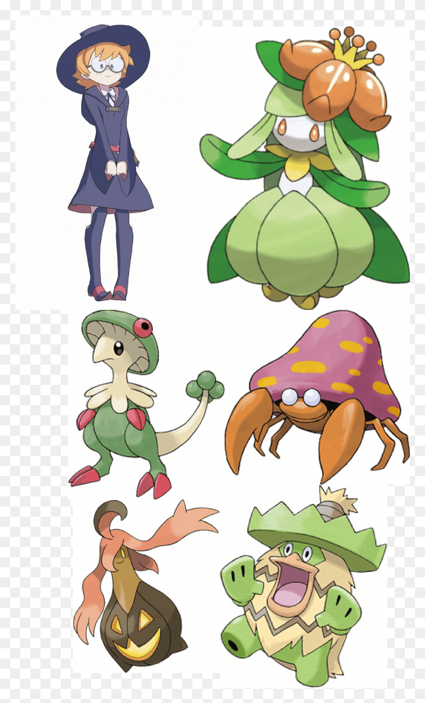 2326x3962 Little Witch Academia Pokmon Pokemon Lilligant, Person, Human, Food HD PNG Download