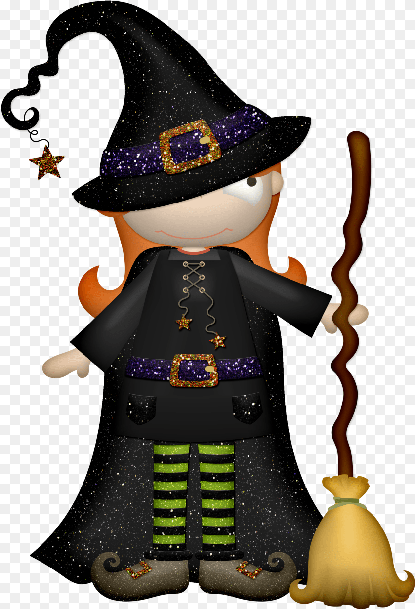 2052x3013 Little Witch Glitter Witch Clip Art, Baby, Person, Accessories, Clothing Transparent PNG